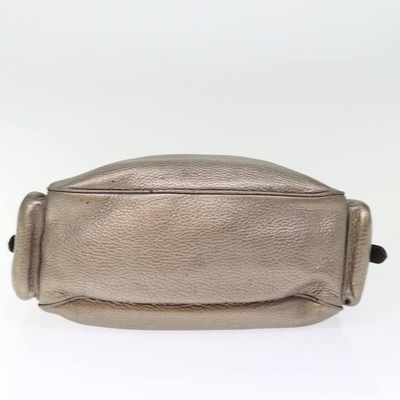 PRADA Shoulder Bag Leather Silver - Picture 9 of 12